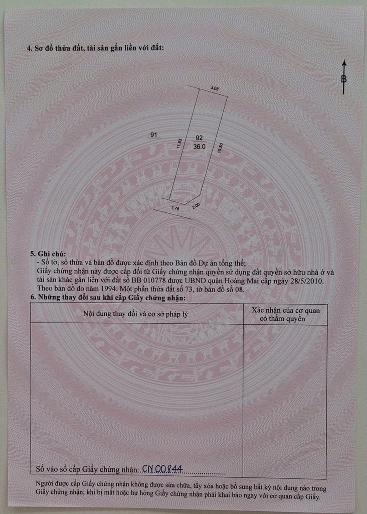 Bán nhà Nam Dư - diện tích 36m2 5 tầng - Lô góc thoáng sáng - giá 7,35 tỷ