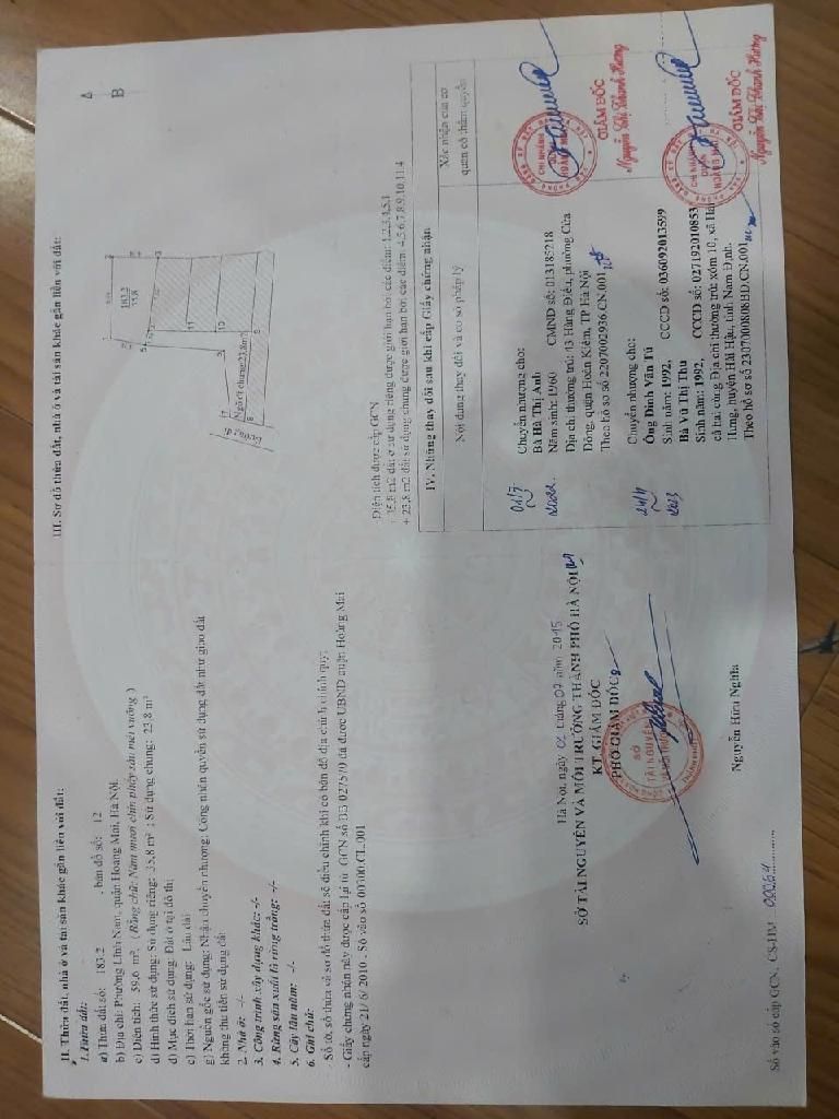 Bán nhà Lĩnh Nam - diện tích 36m2 2 tầng - Hàng hiếm chưa đến 6 tỷ - giá 5,85 tỷ