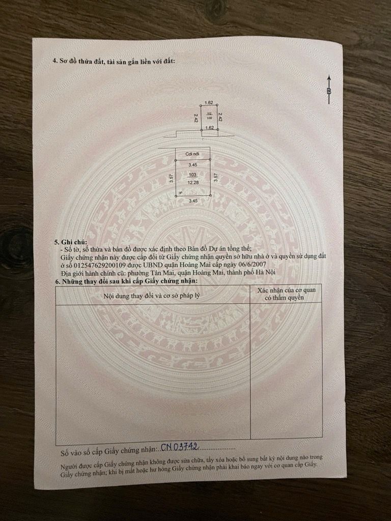 Bán nhà Tân Mai - diện tích 16m2 4 tầng - Ngõ nông thông - giá 5,6 tỷ