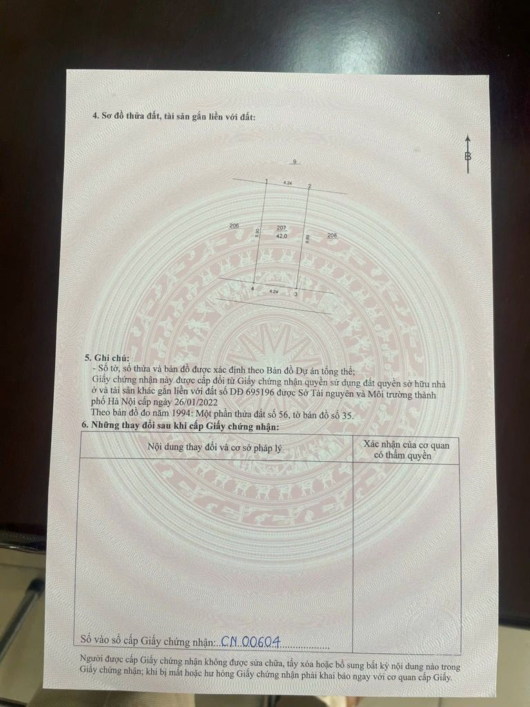 Bán nhà Vĩnh Hưng - diện tích 42m2 5 tầng - Nhà mới, thang máy - giá 9,8 tỷ