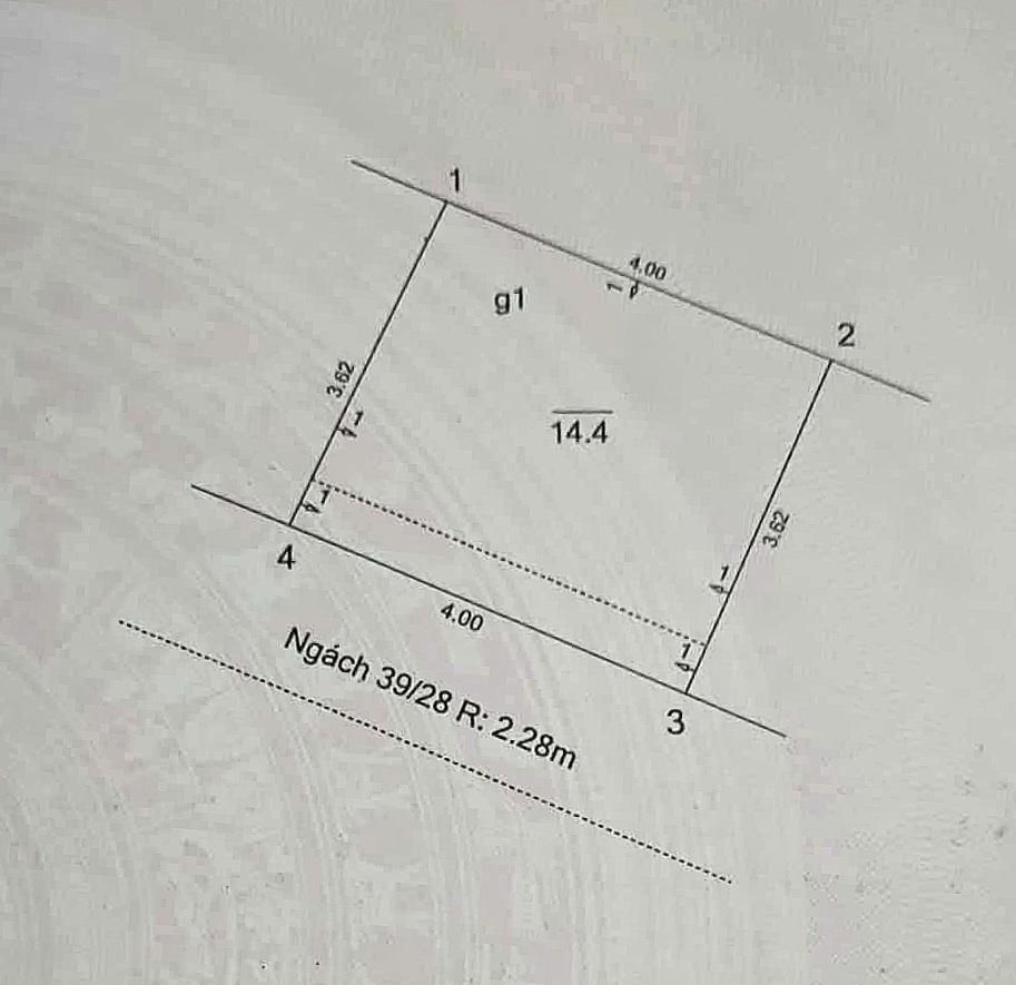 Bán nhà Văn Hương - diện tích 15m2 3 tầng - Mặt tiền 4m - giá 4,05 tỷ