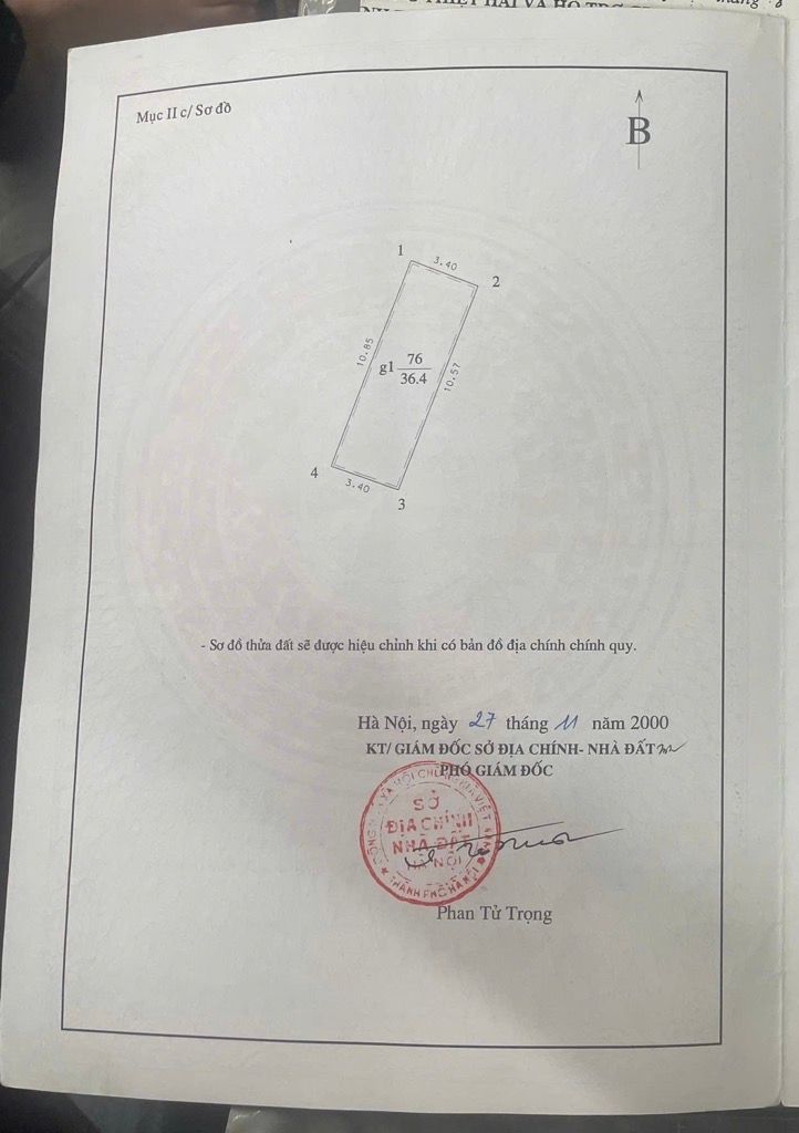 Bán nhà Nguyễn An Ninh - diện tích 36,4m2 2 tầng - Mặt phố kinh doanh sầm uất - giá 3,5 tỷ