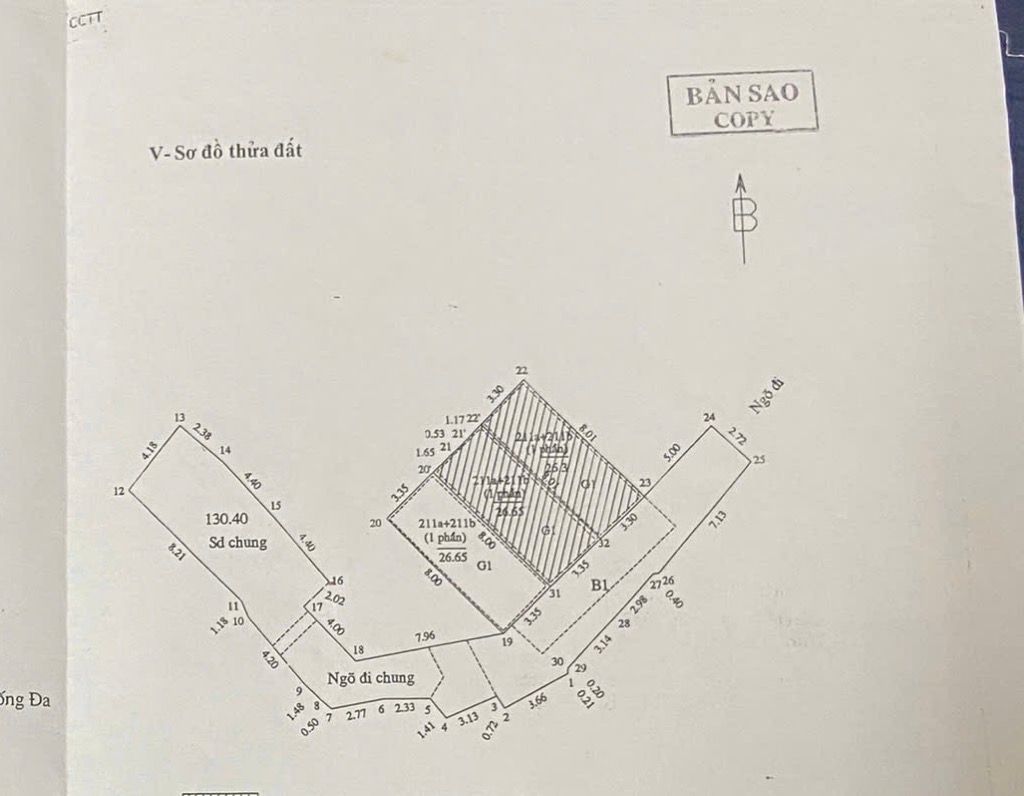 Bán nhà Thổ Quan - diện tích 26,6m2 5 tầng - Lô góc, ngõ nông - giá 7 tỷ