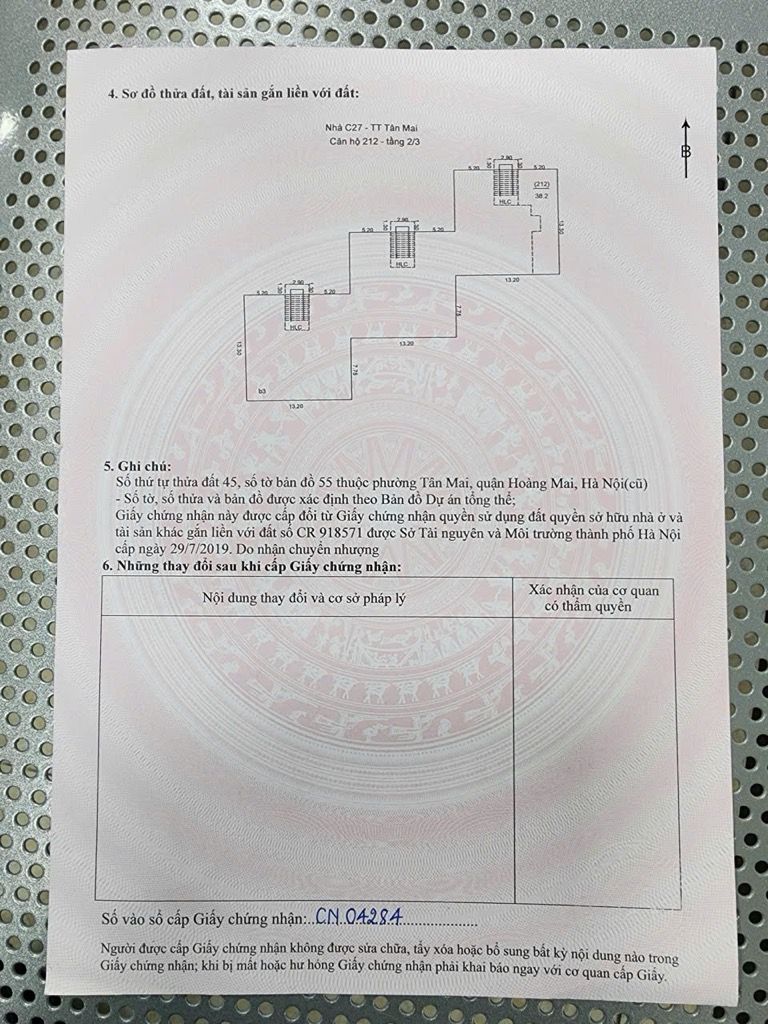 Bán nhà Tân Mai - diện tích 38,2m2 2 tầng - Nhà đẹp full nội thất - giá 5,3 tỷ