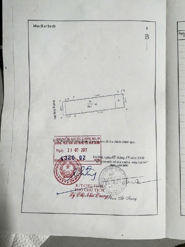 Bán nhà Giáp Bát - diện tích 46m2 3 tầng - Mặt phố kinh doanh sầm uất - giá 17,9 tỷ