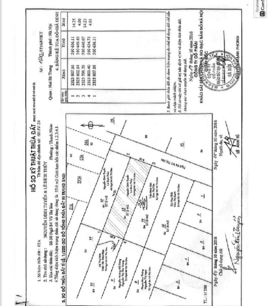 Bán nhà Võ Thị Sáu - diện tích 114m2 4 tầng - Ngõ ô tô tránh nhau - giá 17 tỷ