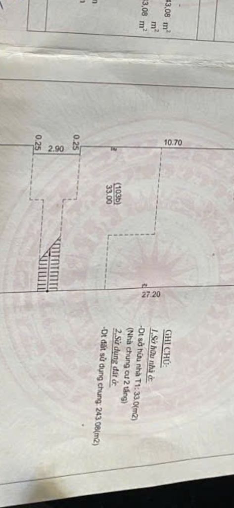 Bán nhà Mai Động - diện tích 80m2 1 tầng - Sổ đỏ chính chủ - giá 4,8 tỷ