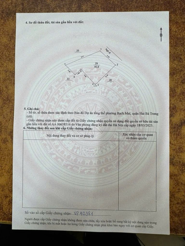 Bán nhà Bạch Mai - diện tích 41m2 6 tầng - Nhà mới xây, phố Trần Đại Nghĩa thông ra Bạch Mai - giá 13,4 tỷ