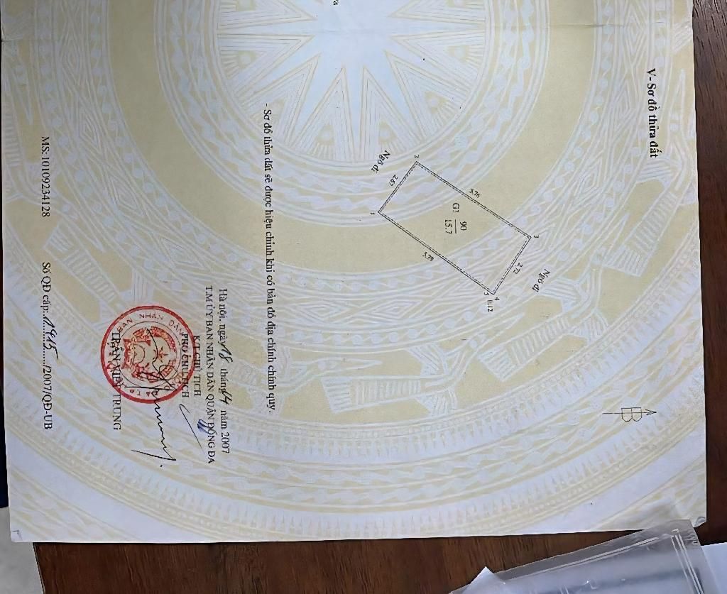 Bán nhà Ngõ Chợ Khâm Thiên - diện tích 16m2 2 tầng - 2 mặt thoáng - giá 4,2 tỷ