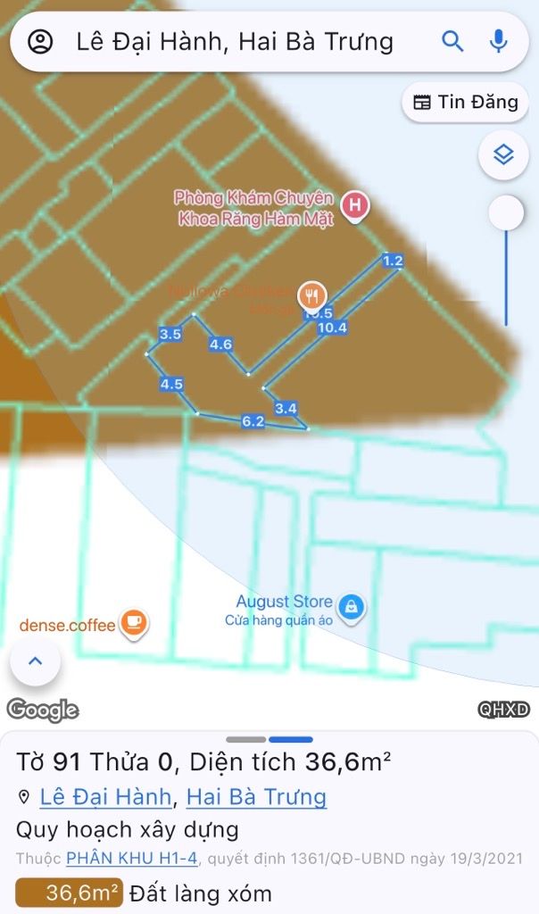 Bán nhà Lê Đại Hành - diện tích 30m2 3 tầng - MẶT PHỐ KINH DOANH - giá 9,3 tỷ