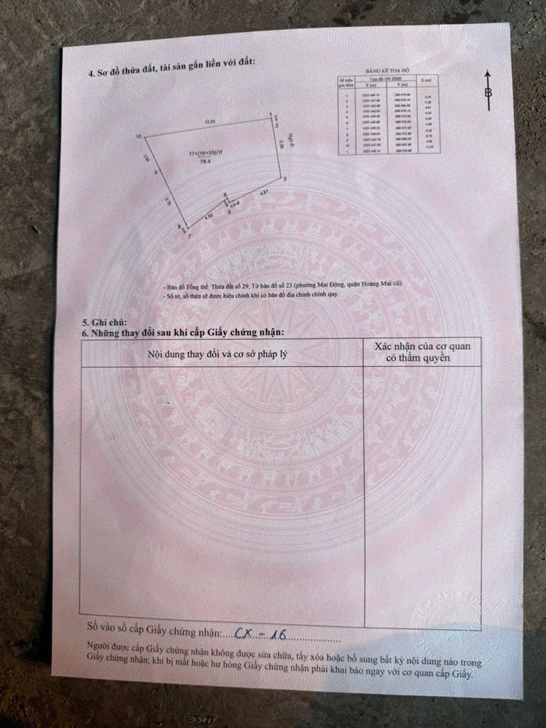 Bán nhà Tam Trinh - diện tích 78.4m2 3 tầng - Ô tô đỗ cách nhà 30m - giá 20 tỷ