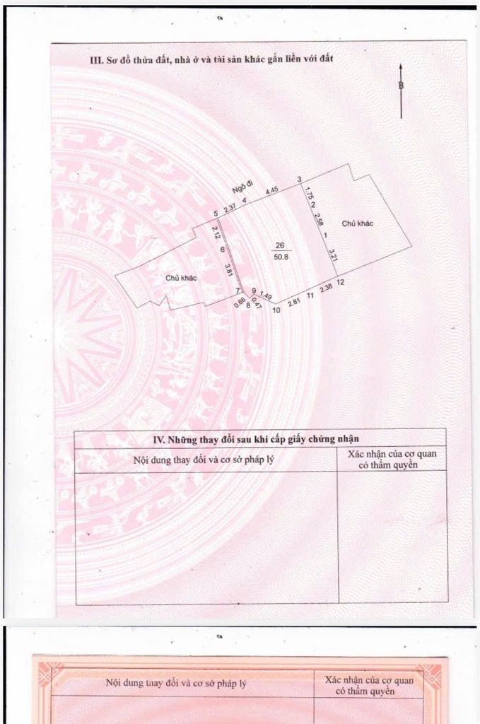 Bán nhà Đê Trần Khát Chân - diện tích 51m2 2 tầng - Lô góc - giá 5,35 tỷ