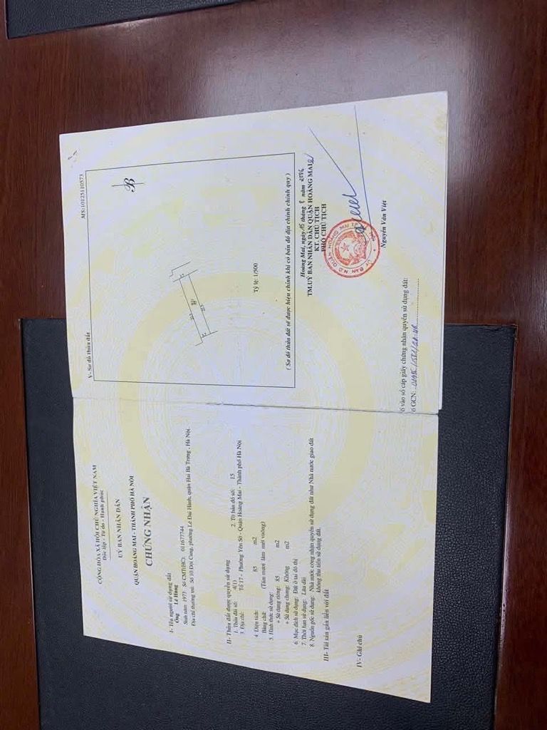 Bán nhà Tam Trinh - diện tích 85m2 1 tầng - ngõ ô tô tránh - giá 1,9 tỷ