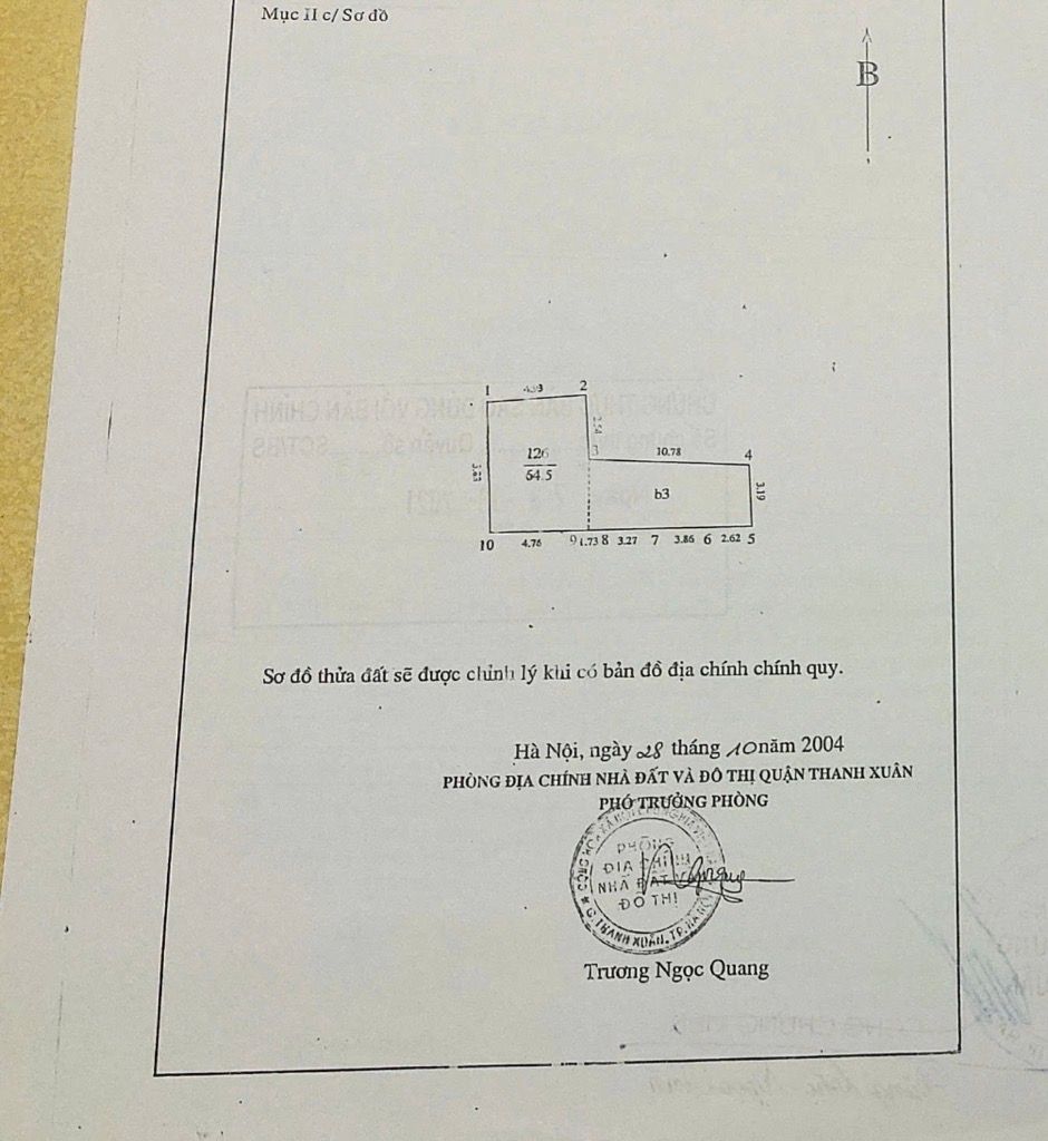 Bán nhà Hoàng Ngân - diện tích 64.5m2 5 tầng - ô tô đỗ cửa - giá 15 tỷ