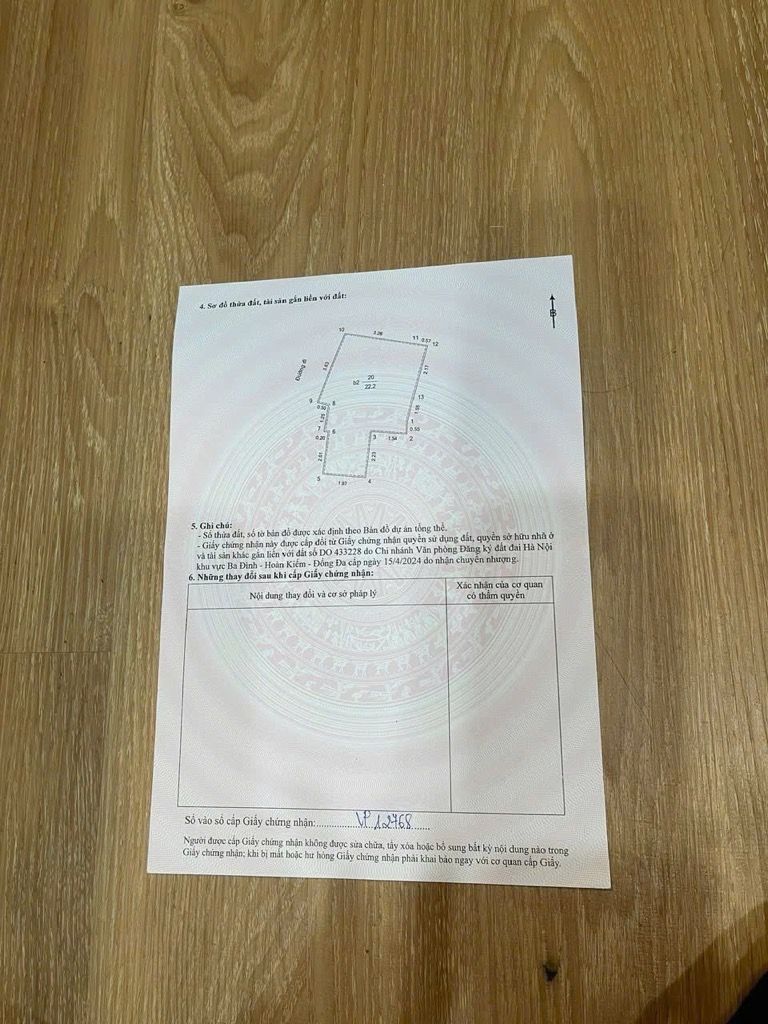 Bán nhà Phan Phù Tiên - diện tích 22,2m2 4 tầng - Nhà cực gần ô tô - giá 6,5 tỷ