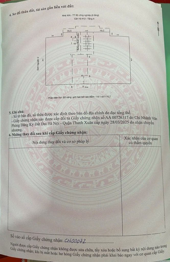 Bán nhà TT Bộ CN - diện tích 25.7m2 1 tầng - Ô TÔ ĐỖ CẦU THANG - giá 4,1 tỷ
