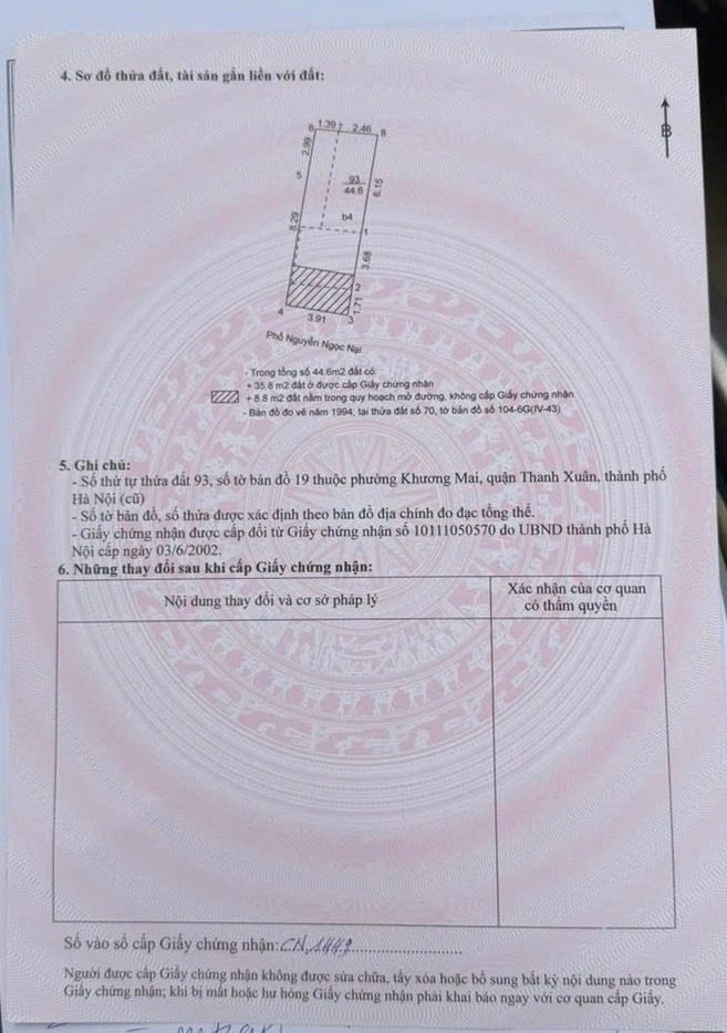 Bán nhà Nguyễn Ngọc Nại - diện tích 35.8m2 4 tầng - Kinh doanh sầm uất - giá 22,5 tỷ
