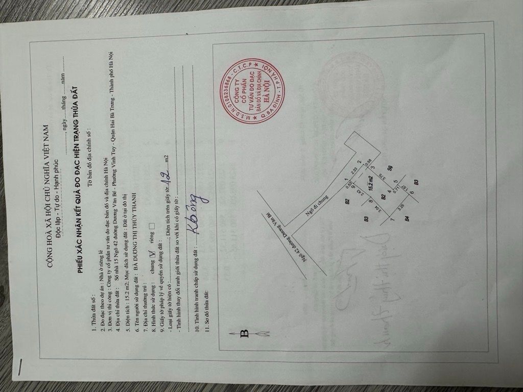 Bán nhà Dương Văn Bé - diện tích 15m2 3 tầng - nhà riêng nhỏ xinh - giá 2,5 tỷ