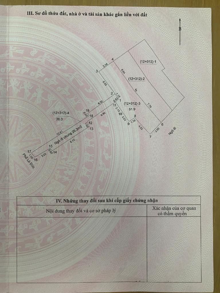 Bán nhà Lò Đúc - diện tích 52m2 6 tầng - Thang máy xịn sò - giá 15,5 tỷ