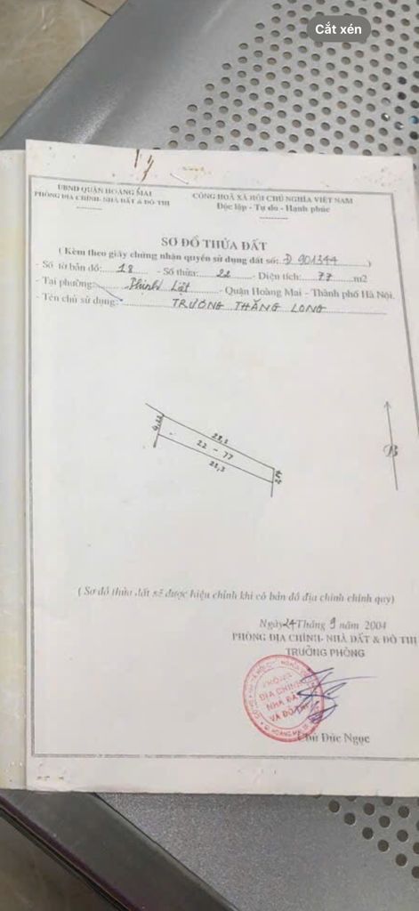 Bán nhà Giải Phóng - diện tích 77m2 4 tầng - Cực hiếm - giá 23 tỷ