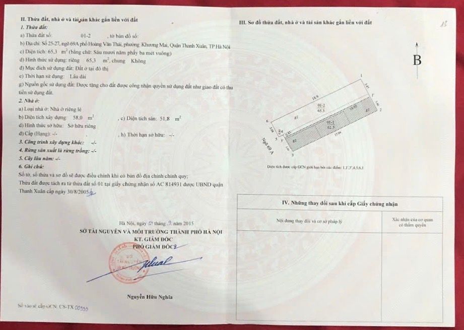 Bán nhà Hoàng Văn Thái - diện tích 65m2 1 tầng - PHÂN LÔ Ô TÔ TRÁNH - KINH DOANH - giá 13,9 tỷ