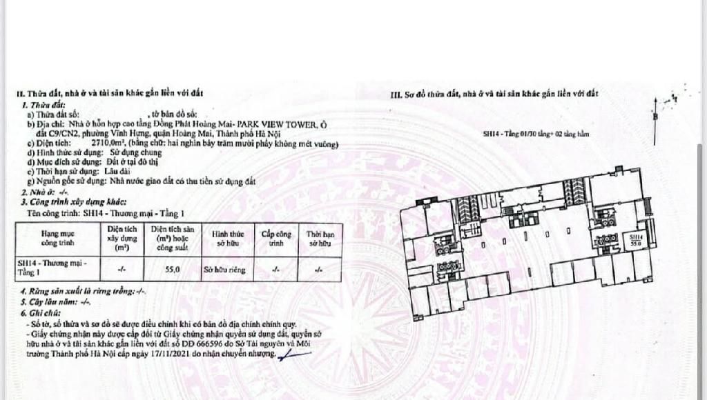 Bán nhà Vĩnh Hoàng - diện tích 55m2 2 tầng - Căn hộ shophouse - giá 5 tỷ