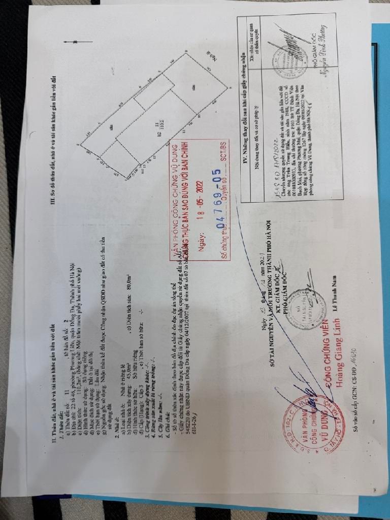 Bán nhà Đê La Thành - diện tích 35m2 1 tầng - thang máy - giá 1,9 tỷ