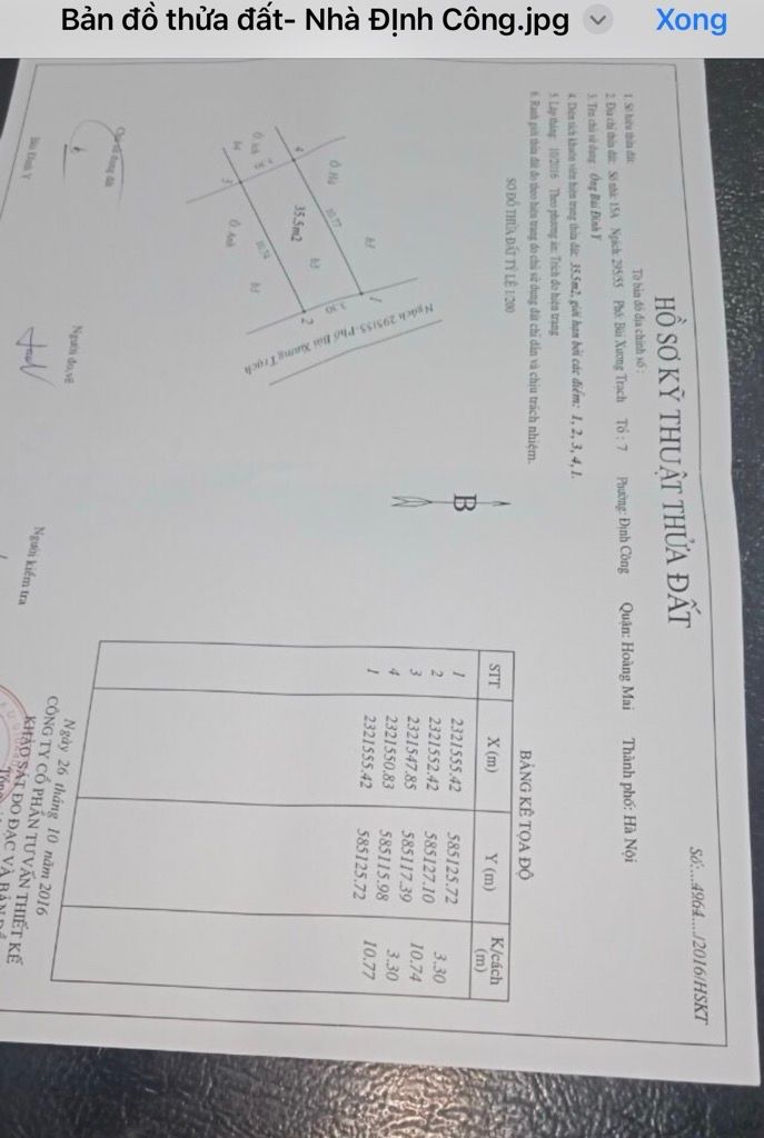 Bán nhà Bùi Xương Trạch - diện tích 35.5m2 4 tầng - Phân lô cán bộ công an - giá 7,9 tỷ