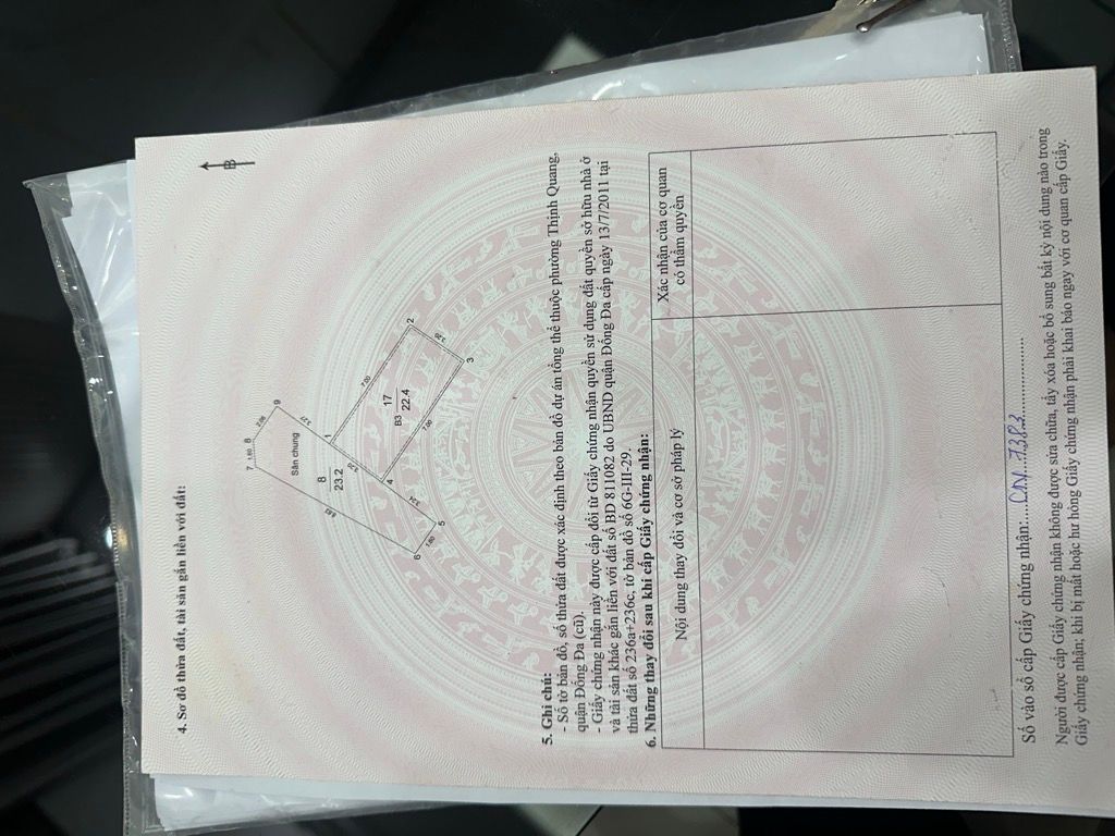 Bán nhà Thịnh Quang - diện tích 22.4m2 4 tầng - Sổ đỏ chính chủ cất két - giá 7 tỷ