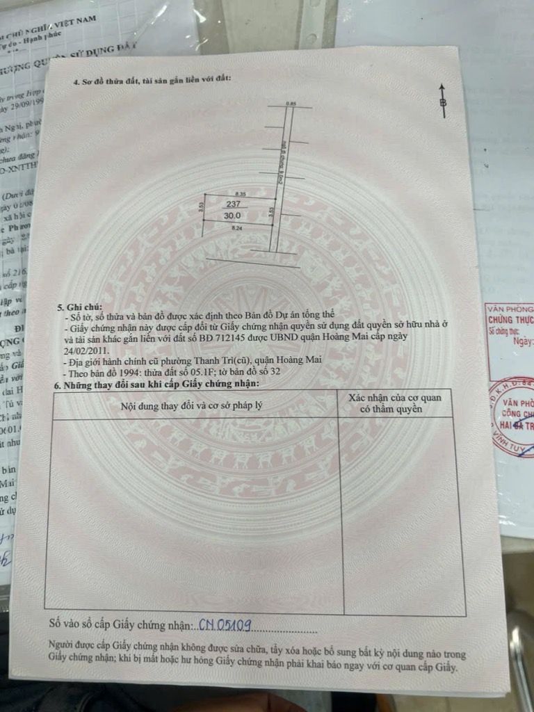 Bán nhà Thanh Lân - diện tích 30m2 4 tầng - 1 bước ra mặt phố - giá 6,5 tỷ