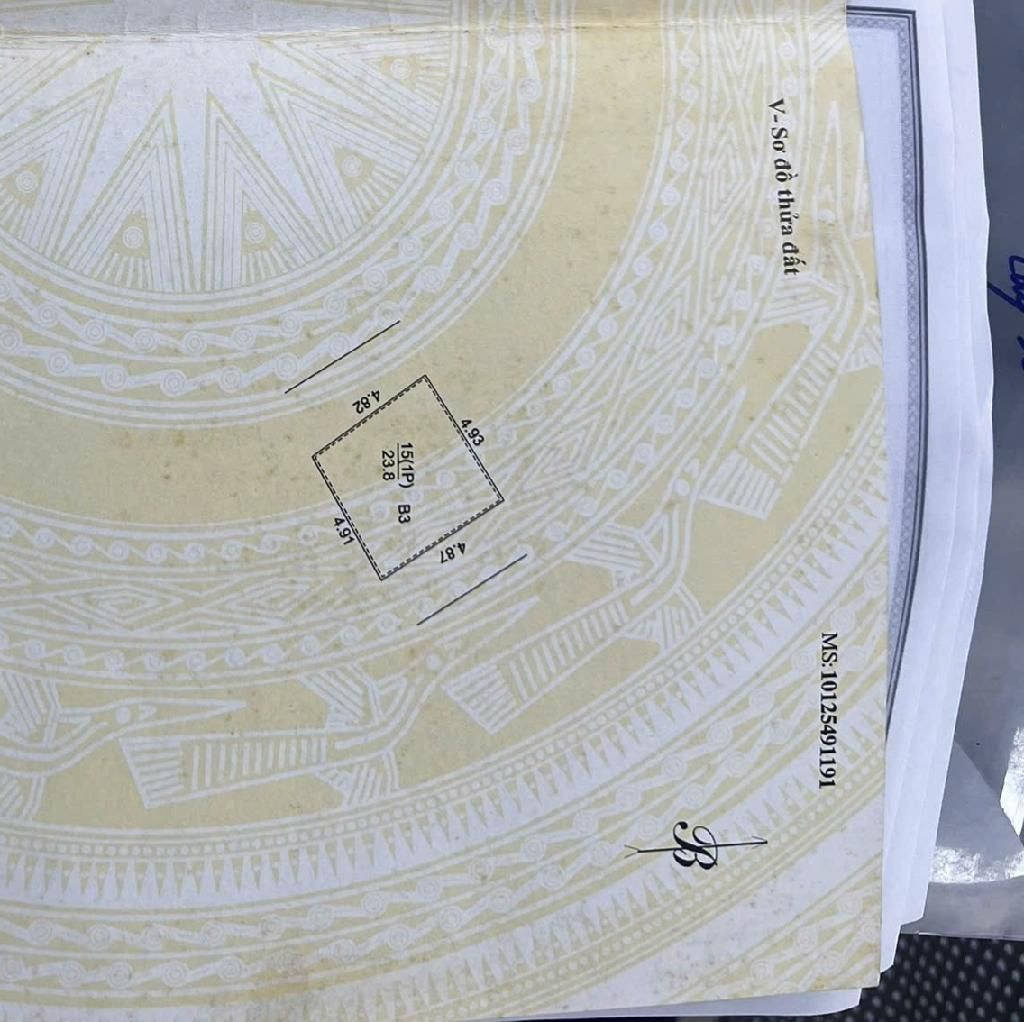 Bán nhà Gốc Đề - diện tích 23.8m2 4 tầng - 2 mặt thoáng - giá 6,98 tỷ