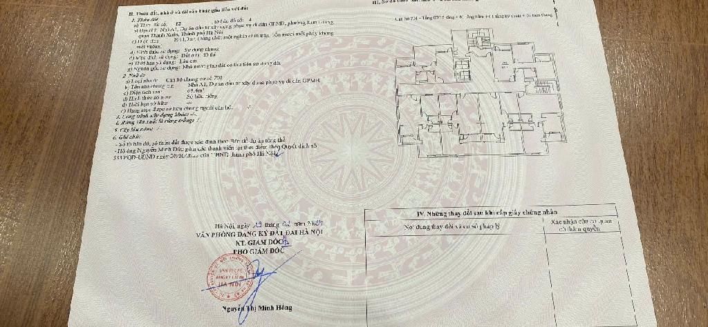 Bán nhà Hoàng Đạo Thành - diện tích 69.4m2 7 tầng - Căn góc 2 ngủ thoáng sáng - giá 5,2 tỷ