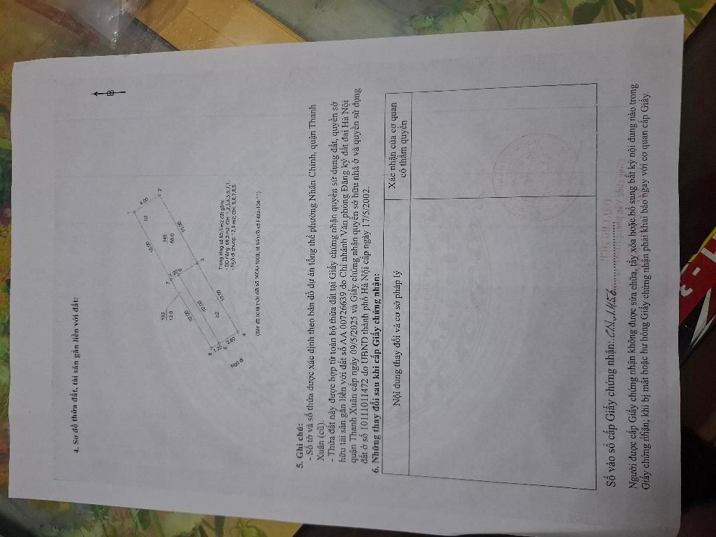 Bán nhà Quan Nhân - diện tích 80m2 3 tầng - Mảnh đất đẹp xây CCMN - giá 21,5 tỷ