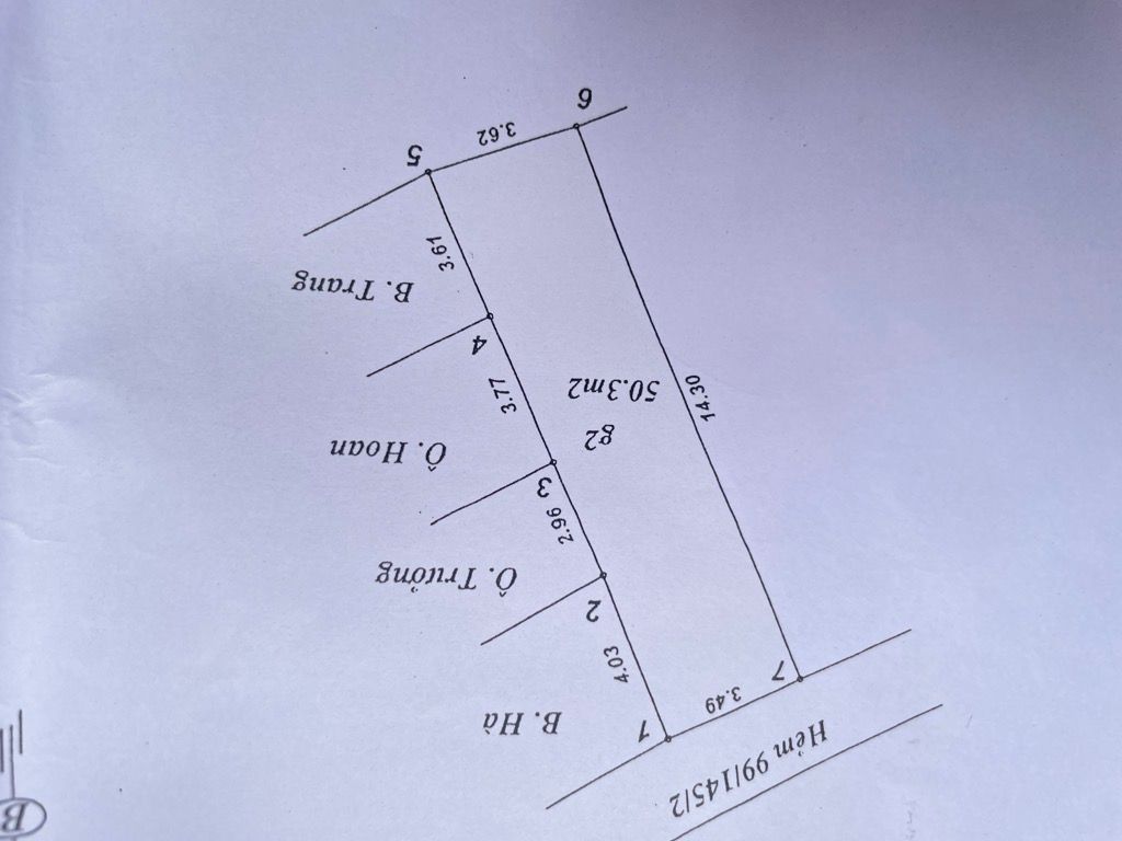 Bán nhà Định Công Hạ - diện tích 50m2 3 tầng - Nở hậu - giá 3,75 tỷ