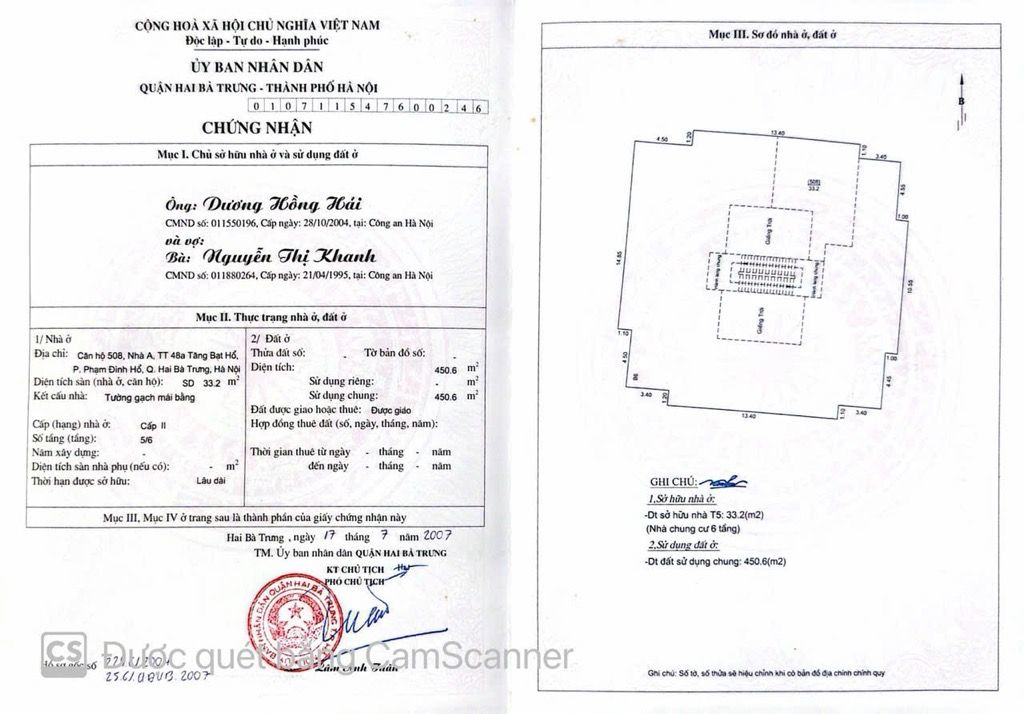 Bán nhà Tăng Bạt Hổ - diện tích 33.2m2 1 tầng - nhà đẹp hiếm có - giá 4,8 tỷ