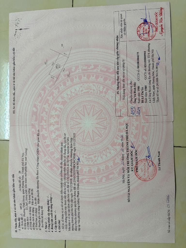 Bán nhà Vĩnh Hưng - diện tích 41.2m2 5 tầng - Lô góc, kinh doanh - giá 6,8 tỷ