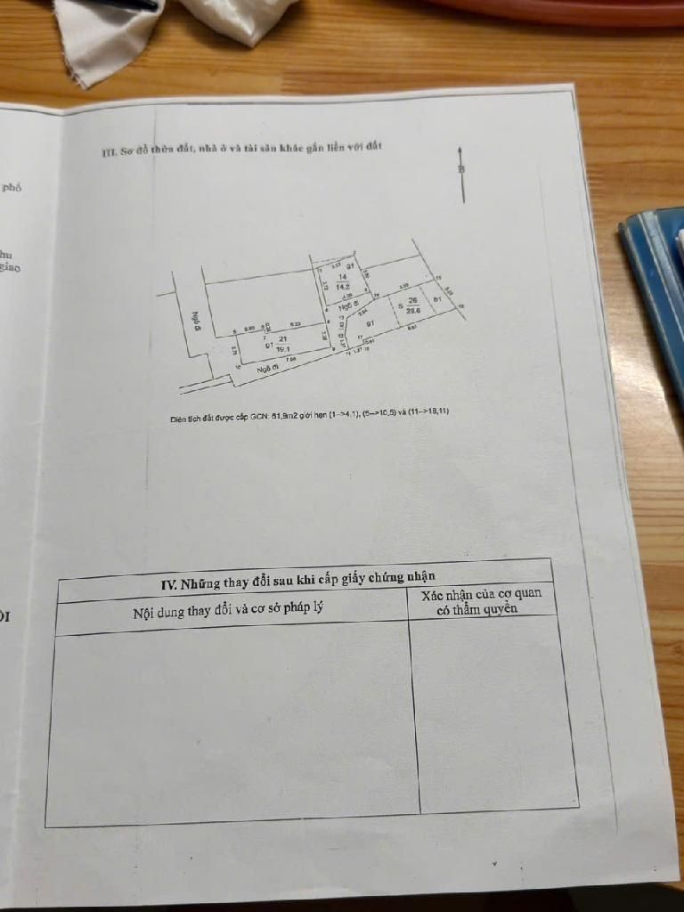 Bán nhà Ngõ Thịnh Quang - diện tích 61m2 5 tầng - Lô góc - giá 4,8 tỷ
