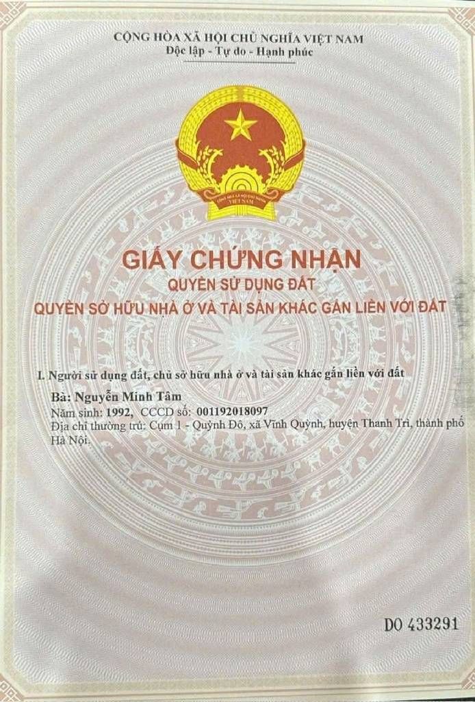 Bán nhà Văn Chương - diện tích 28m2 3 tầng - Nhà đẹp full nội thất - giá 4,9 tỷ