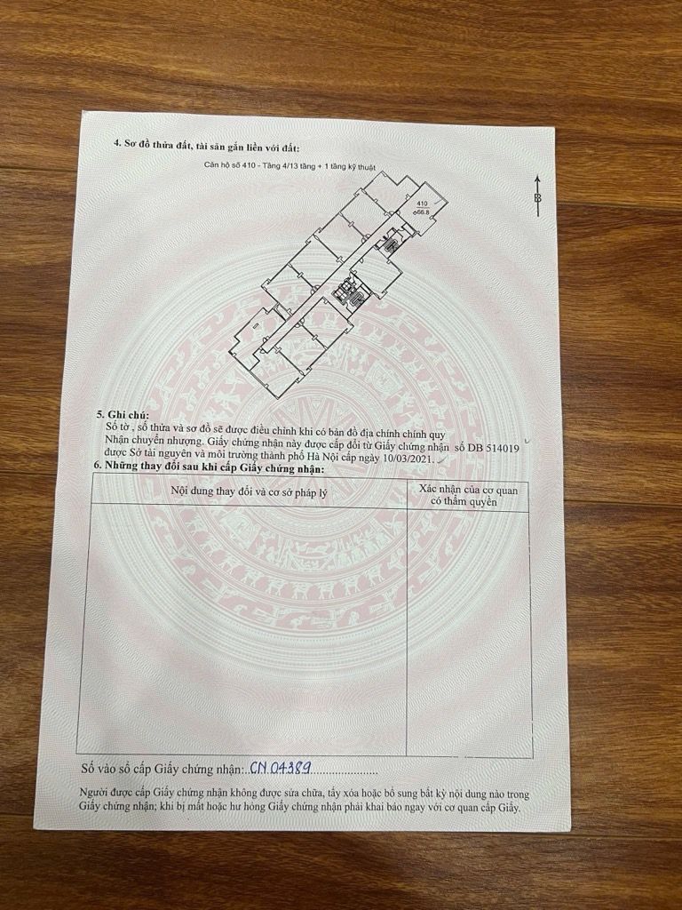 Bán nhà Định Công - diện tích 66.8m2 4 tầng - Khu VIP phân lô C13 Bộ Quốc Phòng - giá 4,8 tỷ