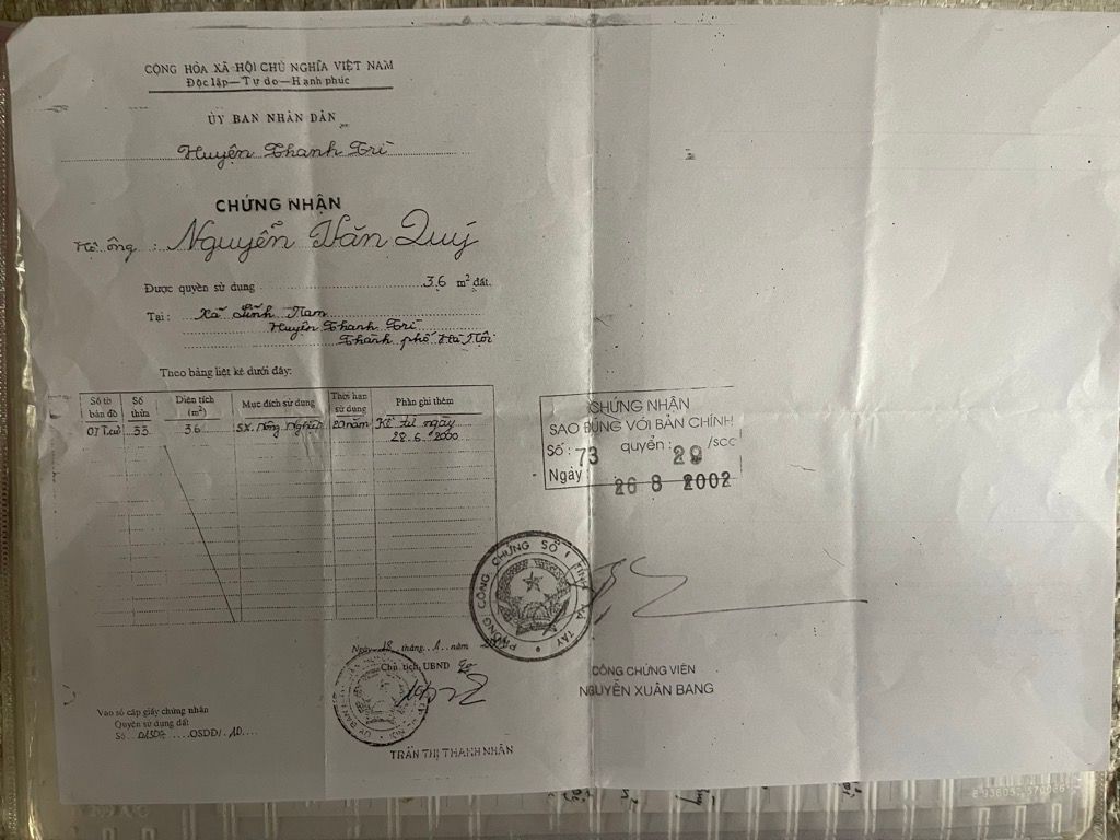 Bán nhà Nam Dư - diện tích 18,6m2 2 tầng - gần ô tô - giá 1,79 tỷ