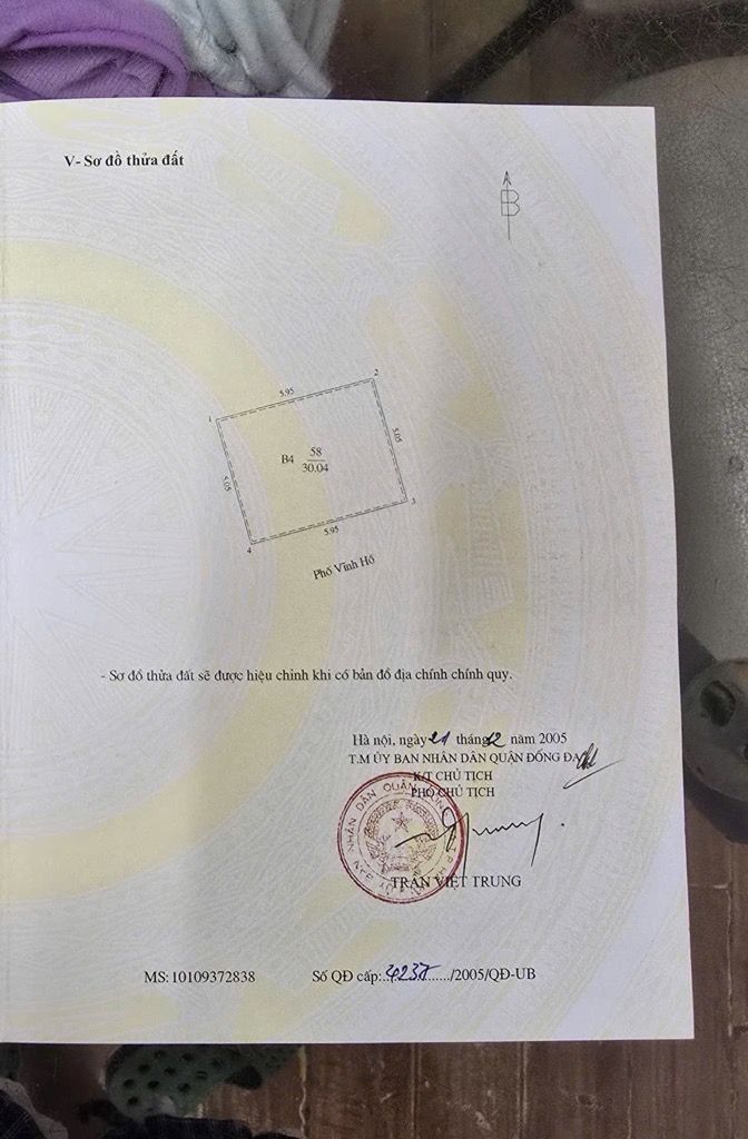 Bán nhà Vĩnh Hồ - diện tích 31m2 4 tầng - Mặt phố - giá 14,9 tỷ