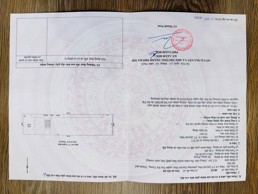 Bán nhà Bạch Mai - diện tích 65m2 1 tầng - Căn góc 2PN - giá 4,25 tỷ