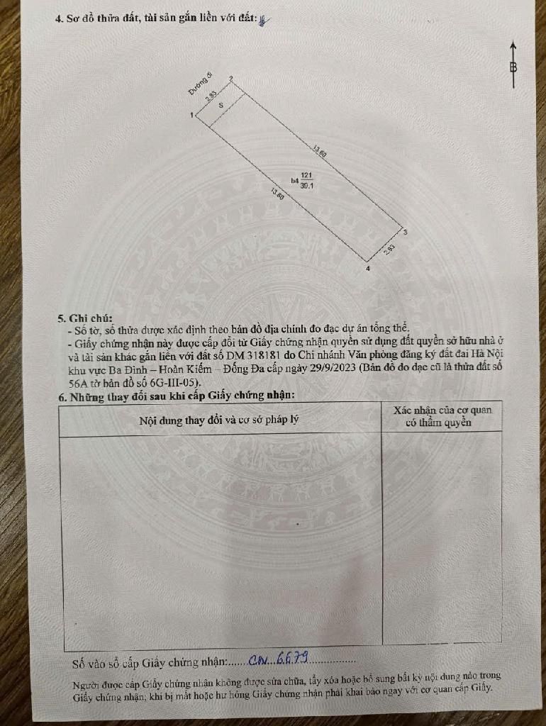 Bán nhà Thái Hà - diện tích 39,1m2 5 tầng - Ngõ rộng, thoáng - giá 13,68 tỷ