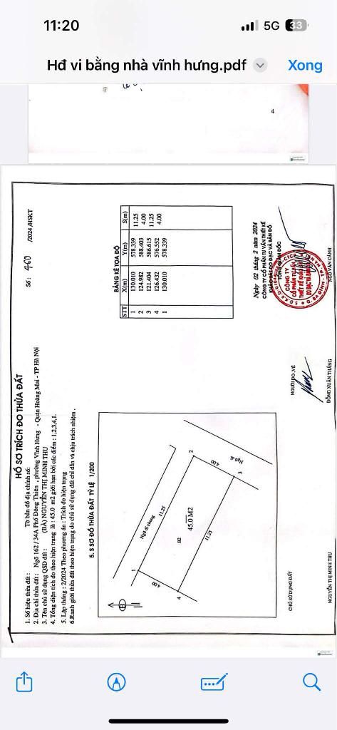 Bán nhà Đông Thiên - diện tích 45m2 3 tầng - Lô góc thoáng sáng - giá 3,3 tỷ