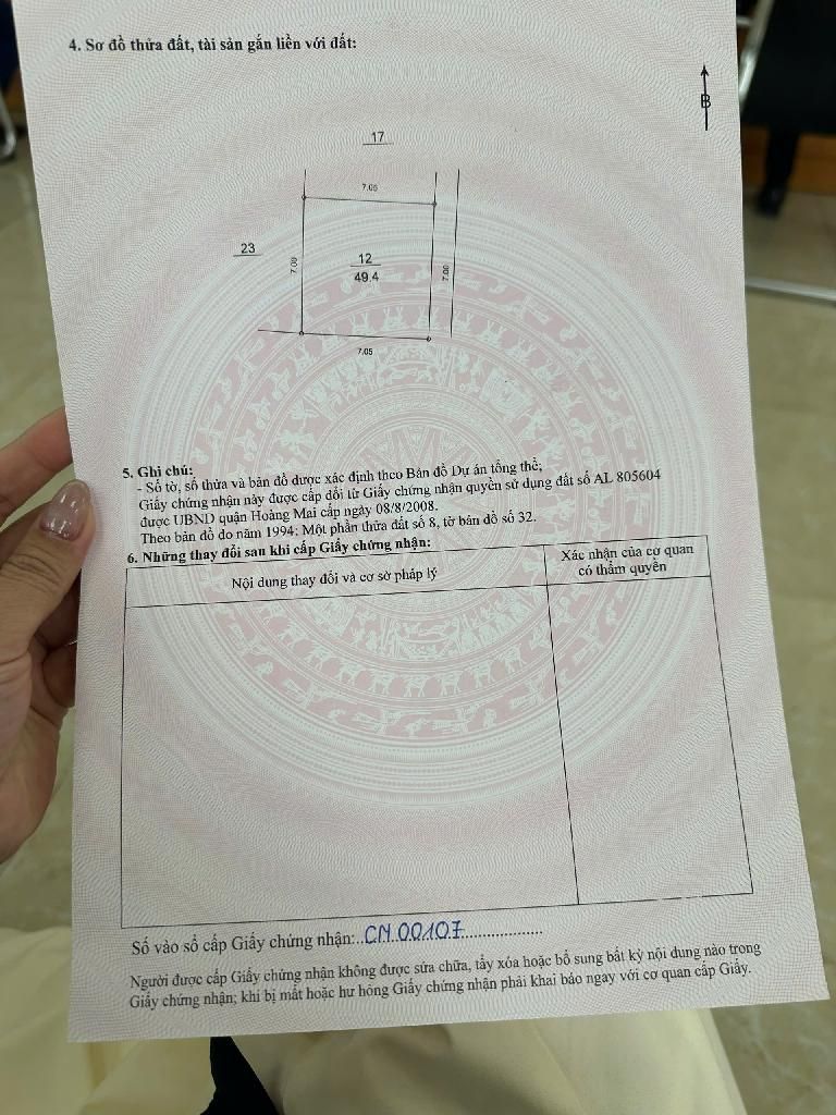 Bán nhà Thúy Lĩnh - diện tích 49,4m2 4 tầng - Nhà cực đẹp, ô tô tránh - giá 8,9 tỷ