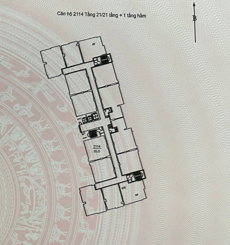 Bán nhà Tam Trinh - diện tích 55m2 21 tầng - Căn hộ chung cư thoáng mát - giá 4,75 tỷ