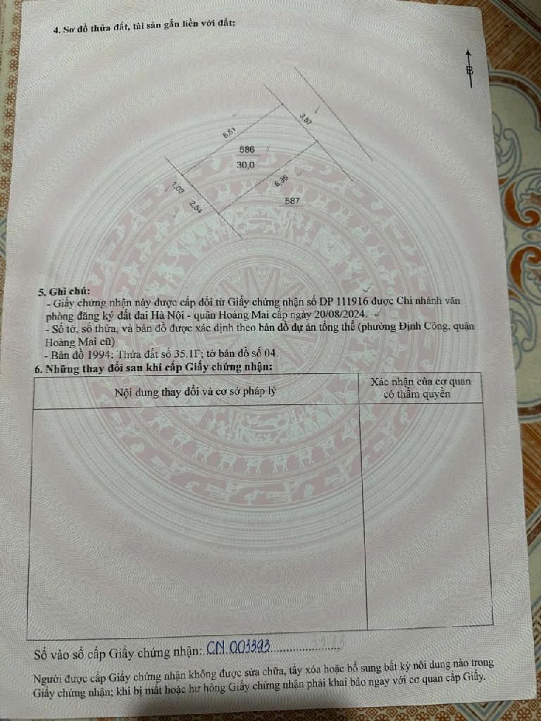 Bán nhà Định Công Hạ - diện tích 30m2 6 tầng - ô tô đỗ cửa - giá 9,68 tỷ