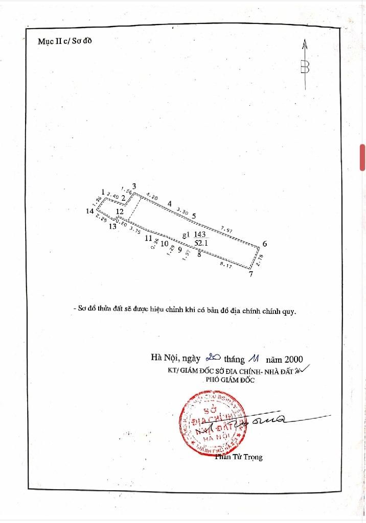 Bán nhà Trương Định - diện tích 52.1m2 2 tầng - Nhà mặt phố, siêu kinh doanh - giá 12,9 tỷ