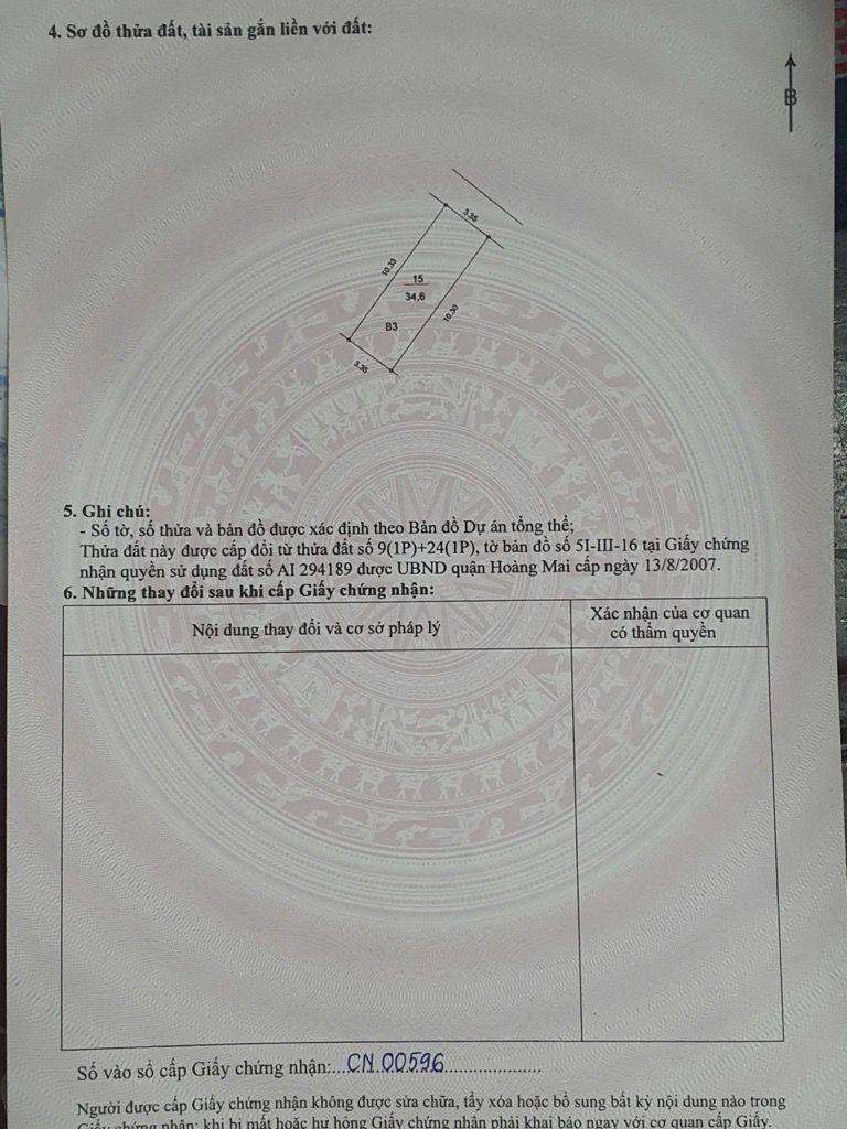 Bán nhà Hoàng Mai - diện tích 35m2 3 tầng - ô tô qua nhà - giá 13 tỷ