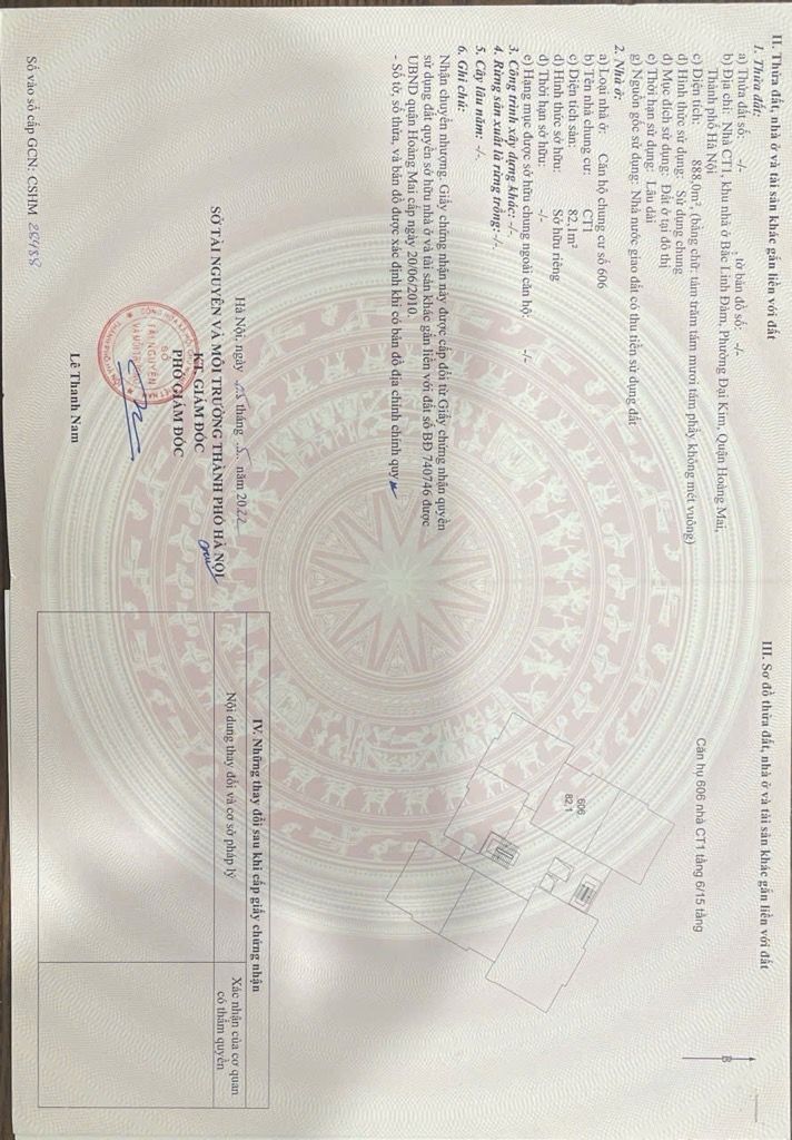 Bán nhà Nghiêm Xuân Yêm - diện tích 82.1m2 6 tầng - Nhà đẹp ở ngay - giá 6,8 tỷ